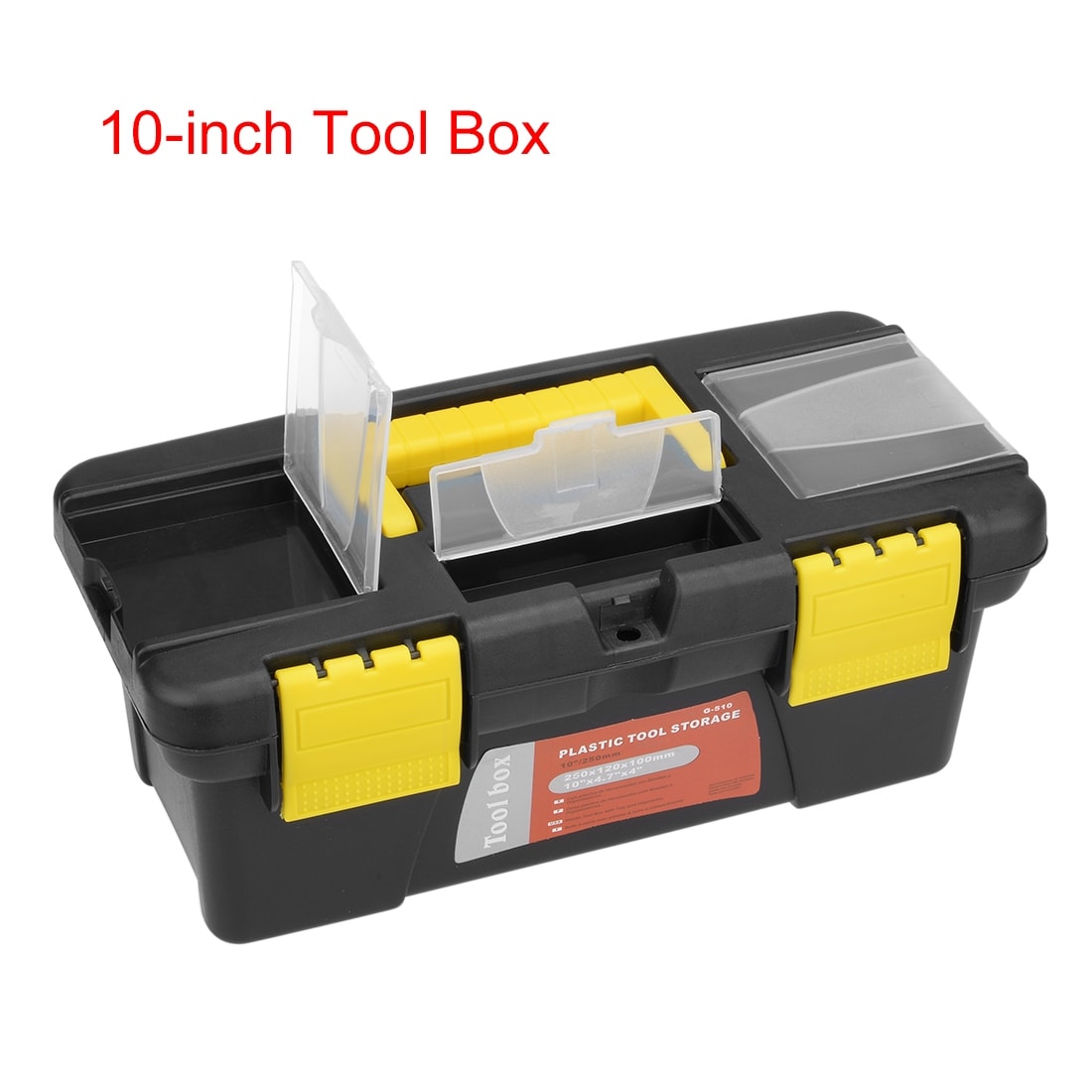 10-inch Tool Box with Tray and Organizers Includes Three Small Parts Boxes  - Bed Bath & Beyond - 27580308