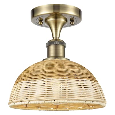 Innovations Lighting 516-1C-10-9 Bristol Natural II Semi-Flush Bristol