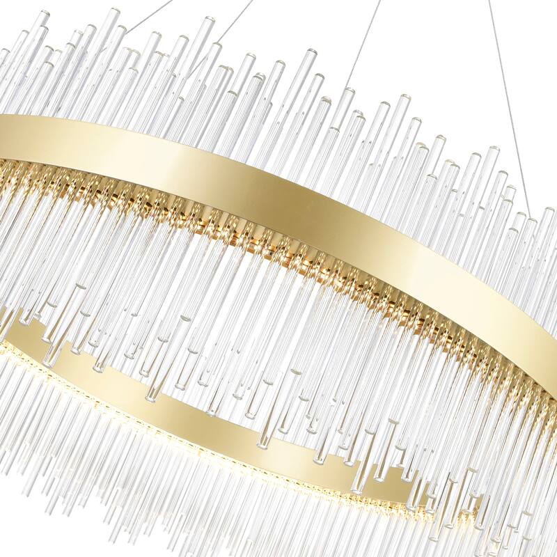Genevieve LED Chandelier With Medallion Gold Finish - Medallion Gold