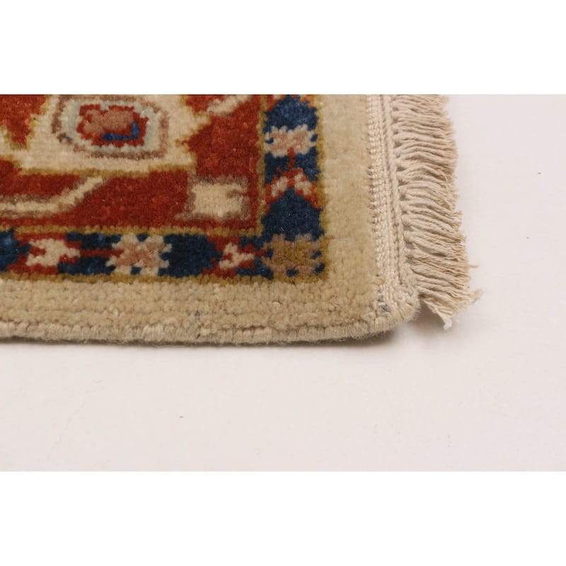 ECARPETGALLERY Hand-knotted Jules Sultane Ivory Wool Rug - 5'6 x 8'6