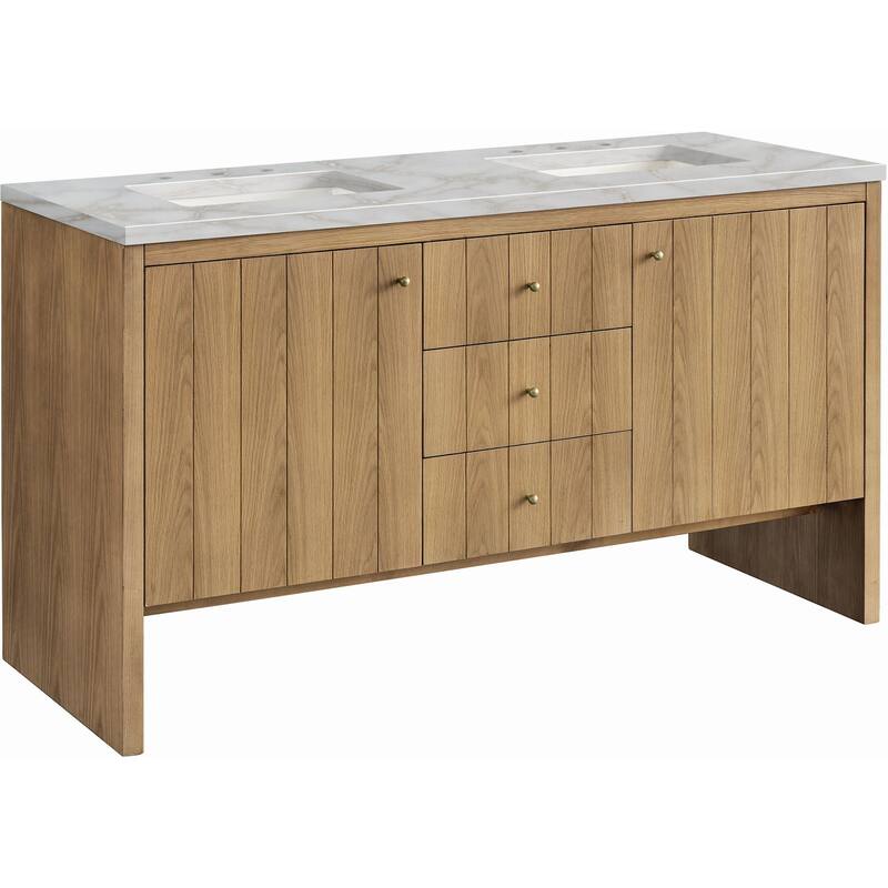 James Martin Vanities 435-V60D-FVSL Hudson 60" Free Standing Double