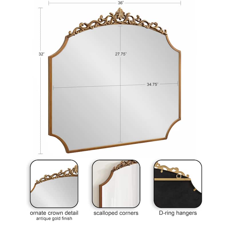 Kate and Laurel Arendahl Traditional Scallop Mirror
