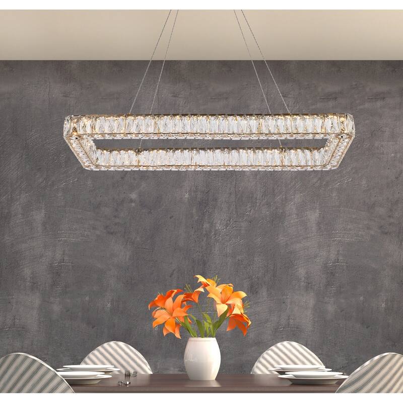 Indigo Home 42 inch LED Single rectangle pendant