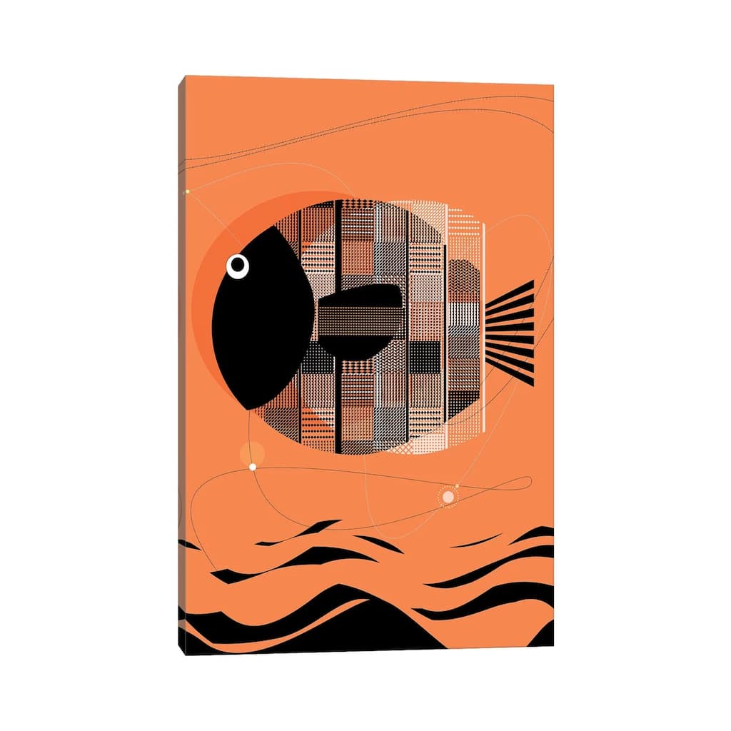 iCanvas "Wise Fish" by Soul Curry Art & Illustrations Canvas Print