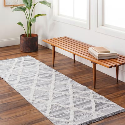 Livabliss Morocotton Diamond Trellis Area Rug