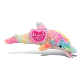 DolliBu Happy Motherundefineds Day Rainbow Dolphin with Pink Heart ...