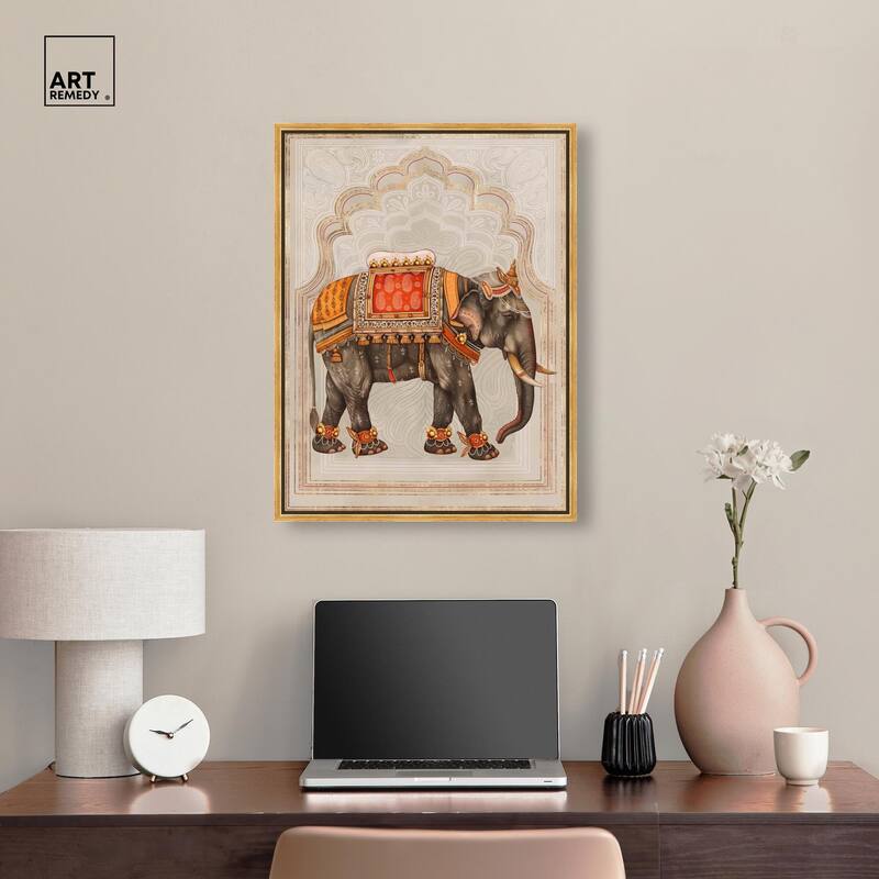 Elephant Queen Canvas by Art Remedy