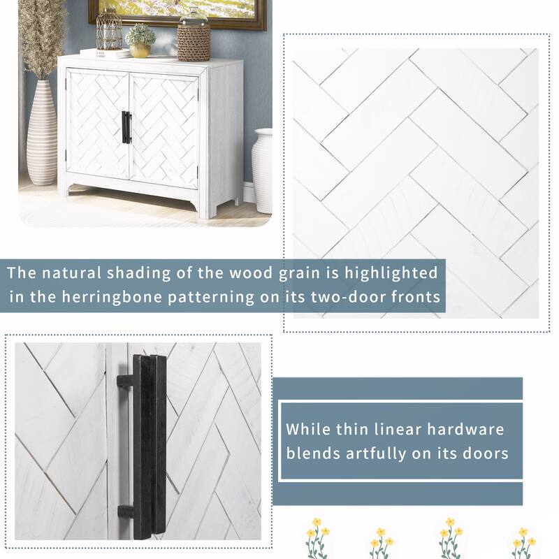 Console Table Sofa Table with 2 Shelves