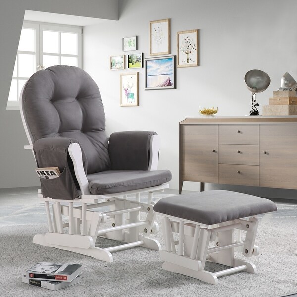 Rejoice Glider Rocking Chair with Ottoman On Sale Bed Bath Beyond 37161647