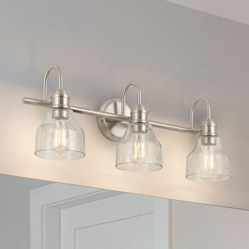 Kichler Lighting Avery 3-light Brushed Nickel Bath Vanity Fixture