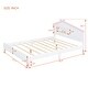 preview thumbnail 49 of 47, Wooden Platform Bed Frame with House-shaped Headboard and Motion Activated Night Lights for Kids Bedroom