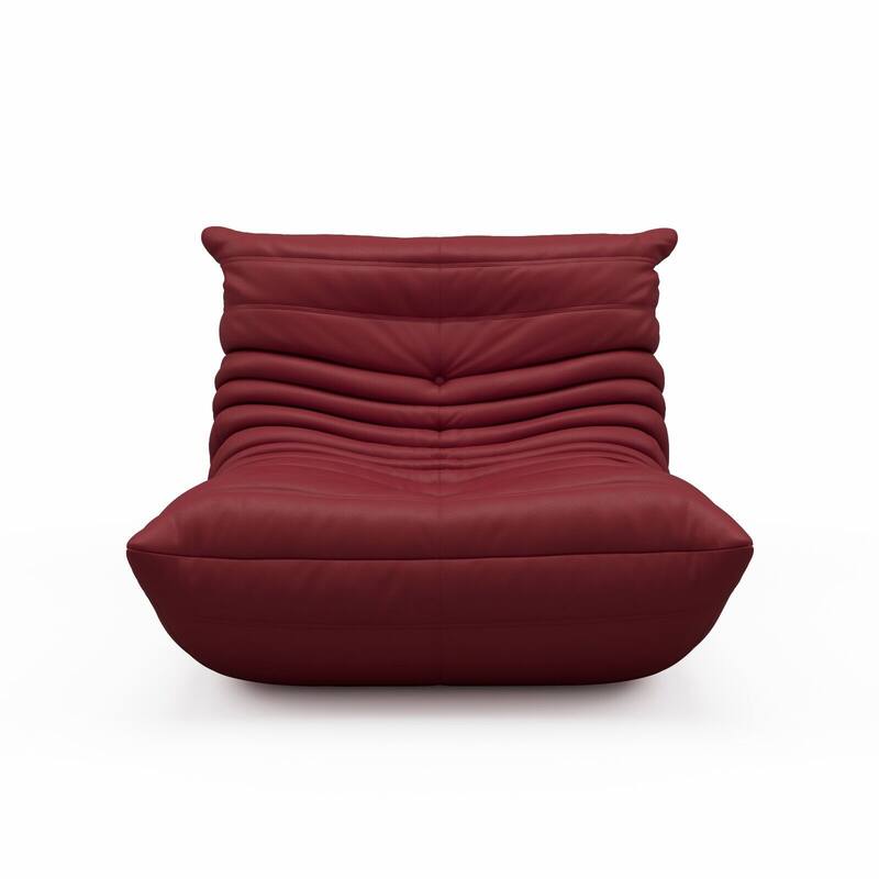 Furgle Microfiber Leather Sofa Ergonomic Design Lazy Floor Sofa