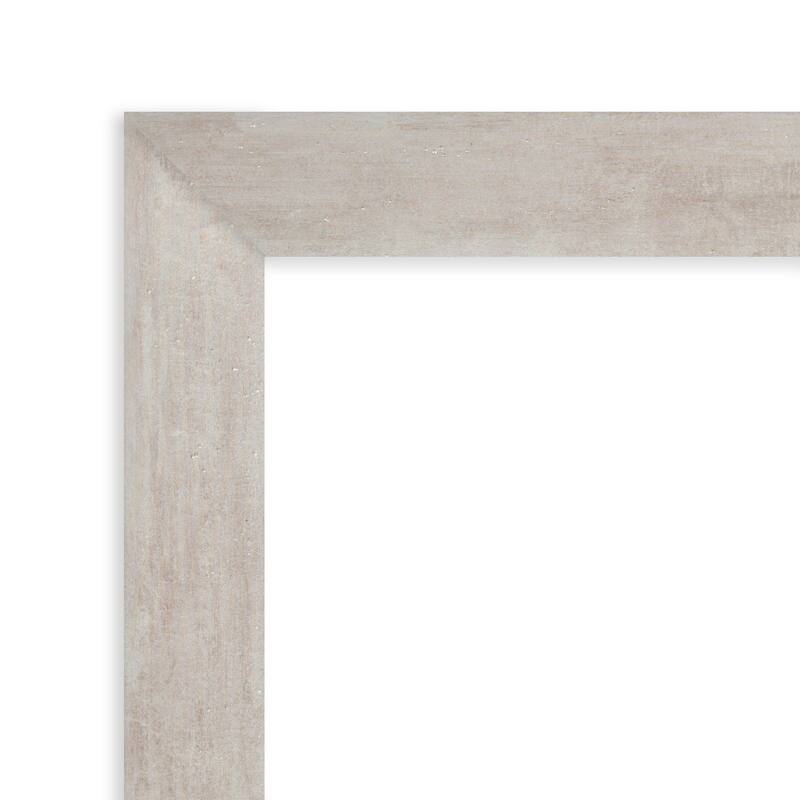 Marred Wood Framed Natural Corkboard Bulletin Board