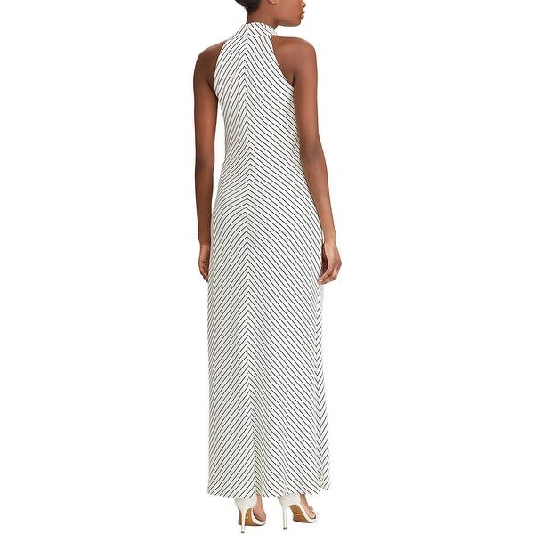 Shop Lauren Ralph Lauren Womens Bayla Striped V Neck Dress 18