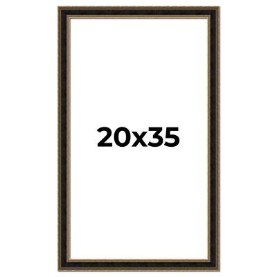 20x35 Frame Gold Antique Vintage Sold Wood Picture Frame | 1.75 Inch