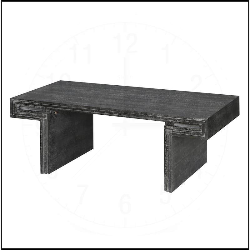 Double-Tier American Vintage Industrial Coffee Table