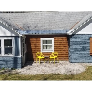 Lucca Outdoor Acacia Wood Side Table by Christopher Knight Home