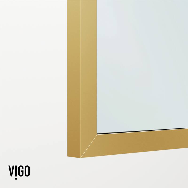 VIGO Zenith 34" W x 62" H Frameless Fixed Tub Screen Door