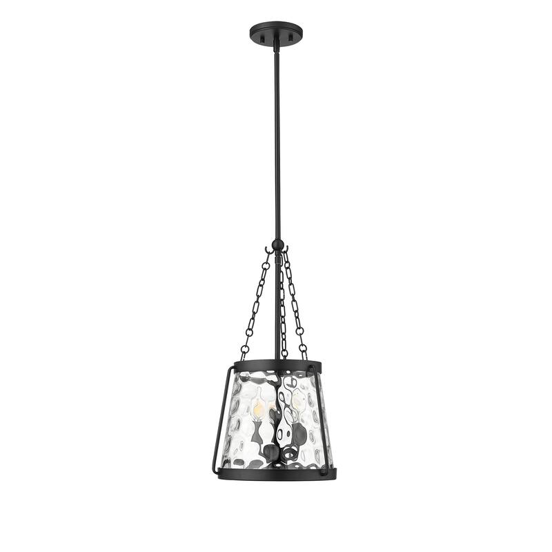 Millennium Lighting Madelynn 1 Pendant Fixture - Matte Black - 21.625 Inch