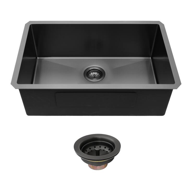 Undermount Single Bowl 16 Gauge Stainless Steel Kitchen Sink