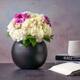 Matte Black Vase - Contemporary Black Flower Vase for Black Decor ...