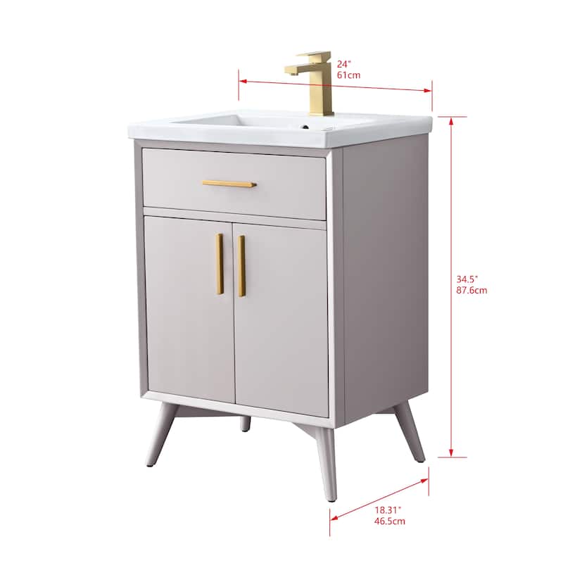Sudio Design Nolan 24" Single Bathroom Vanity
