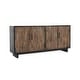 preview thumbnail 3 of 10, Anton 4-Door Sideboard Buffet by Kosas Home - 78Wx18Dx36H