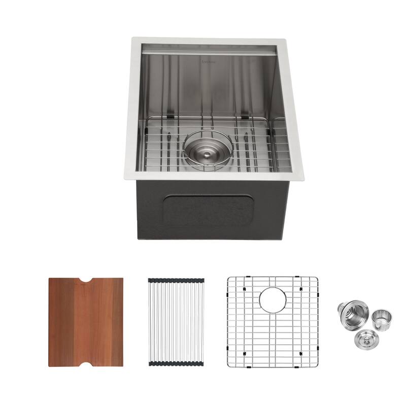 Undermount 16 Gauge Single Bowl Stainless Steel Kitchen Sink