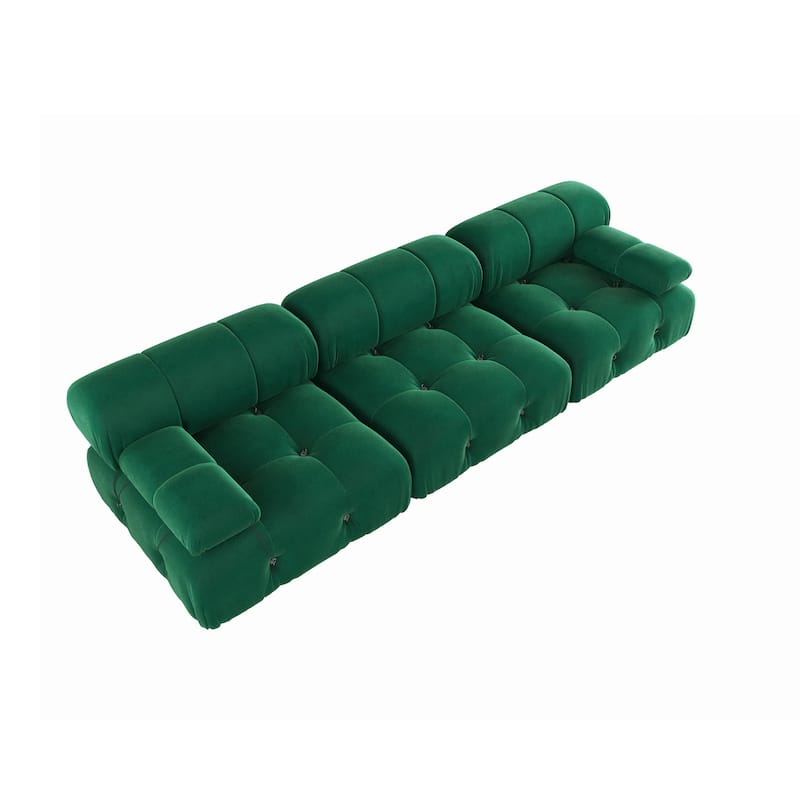 Modern Square Modular 3 Seats Sofa