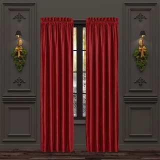 J. Queen New York Noelle Christmas Window Panel Pair