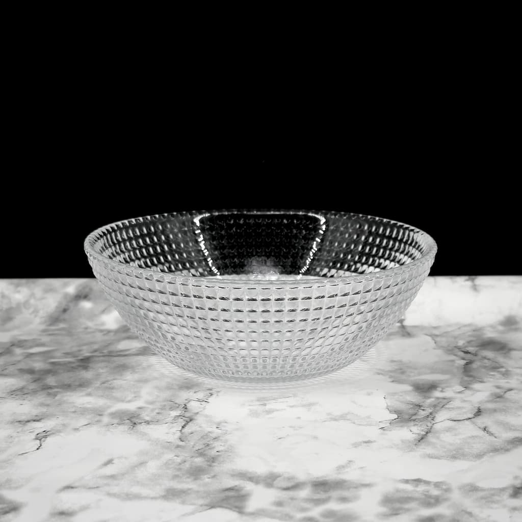 5 Inch Glass Bowls with Captivating Beaded Pattern Perfect for Both Casual and Formal Occasions