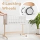 preview thumbnail 4 of 5, Comfy Cubs Wooden Bedside Bassinet Sleeper