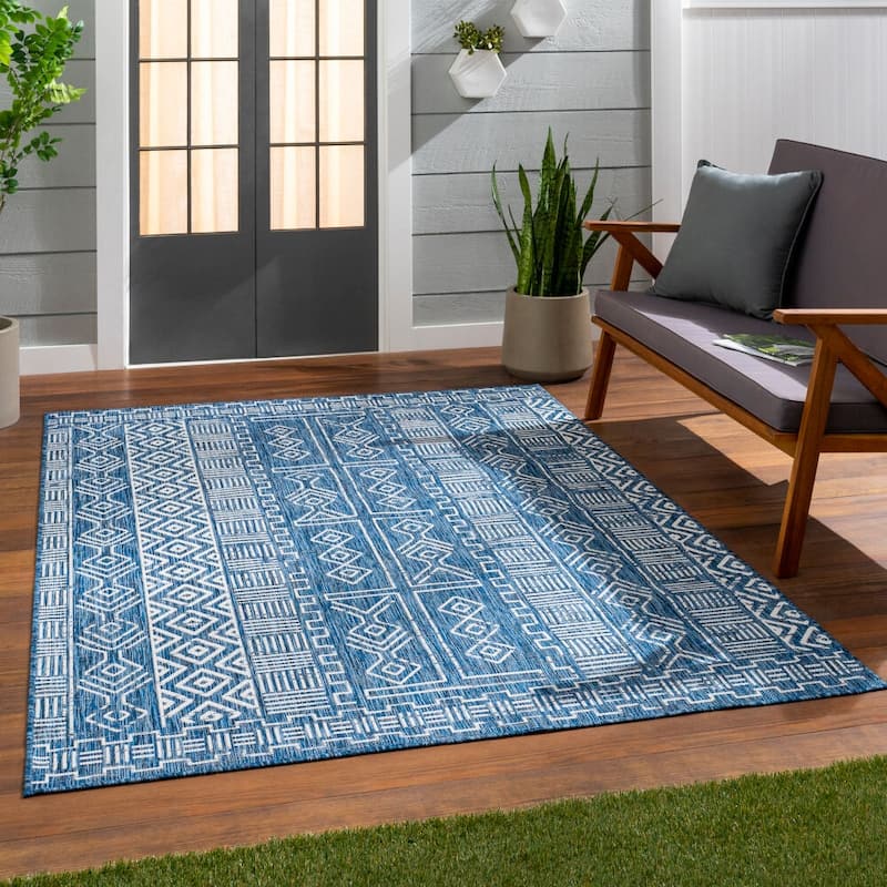 Livabliss Eagean Global Indoor/Outdoor Area Rug