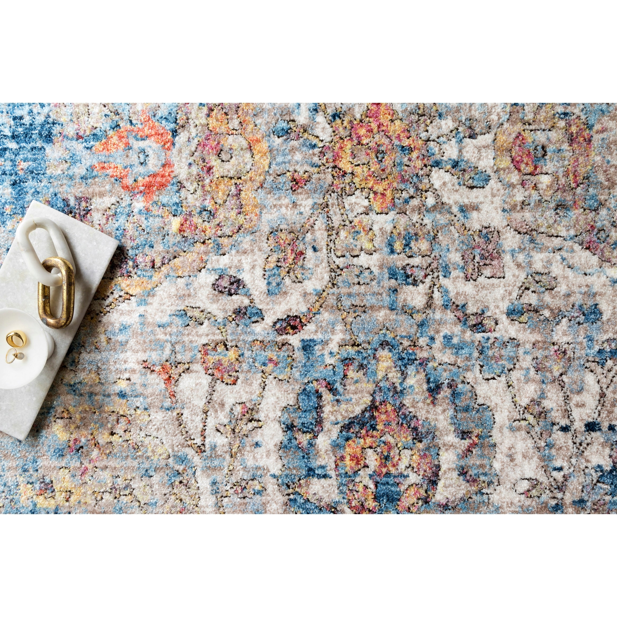 Shop Alexander Home Athens Bohemian Abstract Ocean Distressed Area