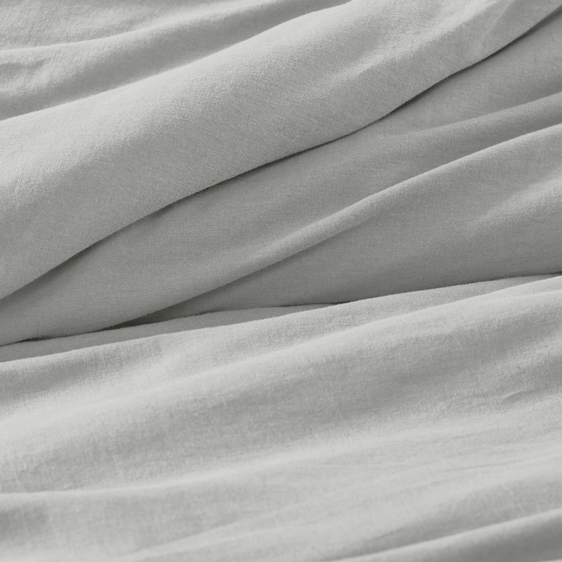 Superior Cotton Linen Garment Washed 3 Piece Duvet Cover Set