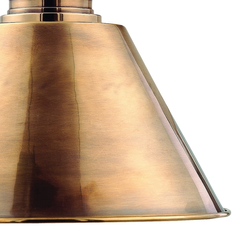Hudson Valley Lighting Garden City 11" Tall Wall Sconce with Black