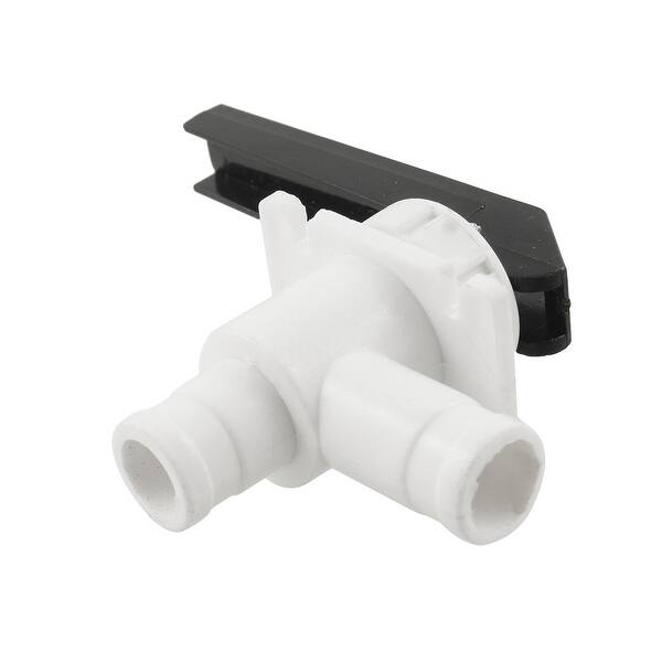 Unique Bargains Black Handle White Plastic Water Dispenser Faucet Tap