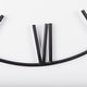 preview thumbnail 7 of 6, Roman Black Metal and Brown Wood 36" Round Wall Clock - 36"W x 36"H x 2"D