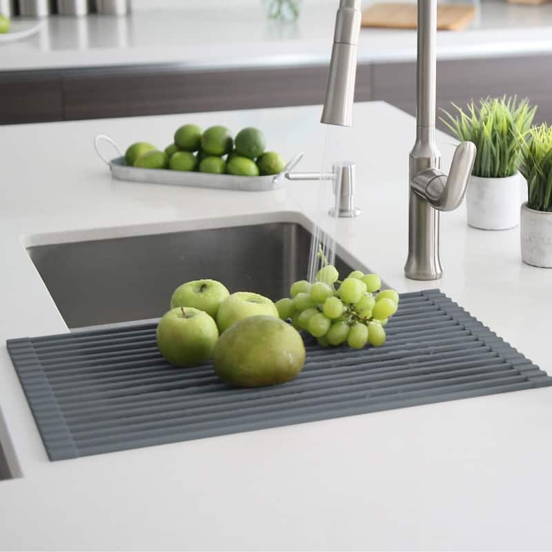 STYLISH Multipurpose Over Sink Roll-Up Dish Drying Rack