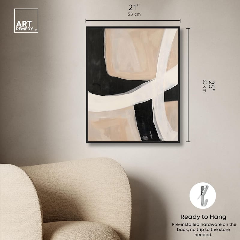 Subline Strokes I Canvas by Art Remedy