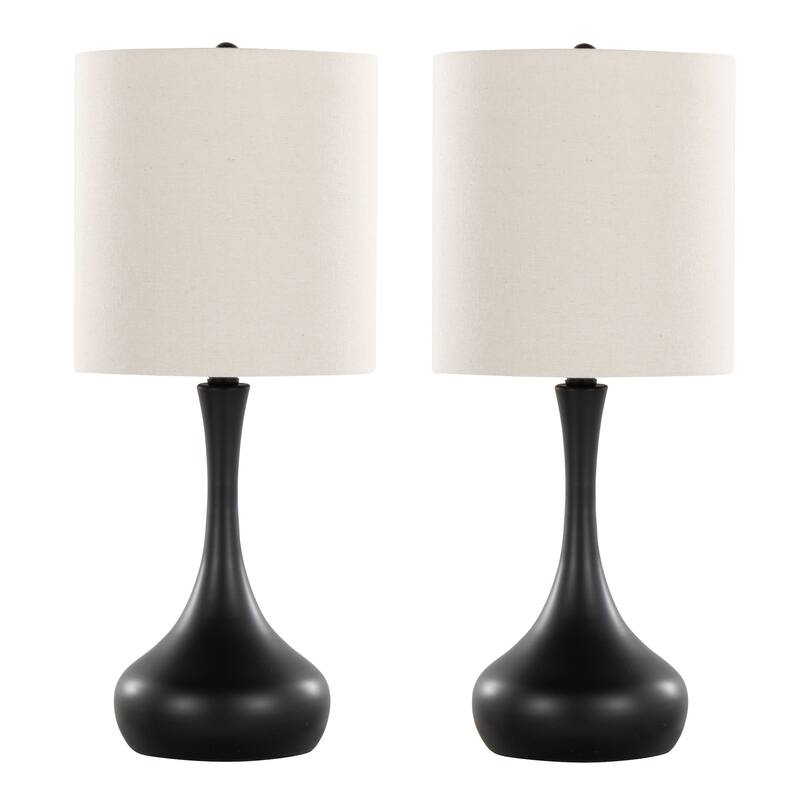 Porch & Den Gavin 24" Metal Table Lamp (Set of 2)