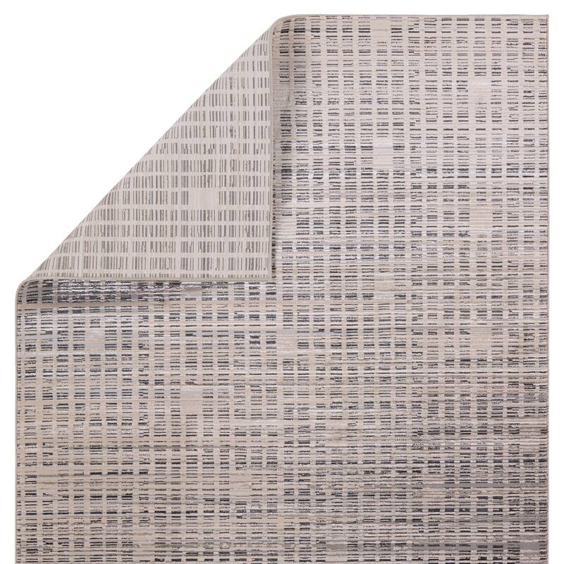 Hegra Striped Gray/Cream Rug