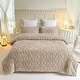 preview thumbnail 2 of 49, 3-Piece Fluffy Sherpa Comforter Set Tufted Bedding Comforter Set Cashmere - King