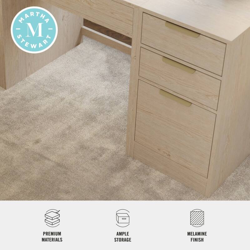Martha Stewart Home Office Modular 3 Drawer File Cabinet