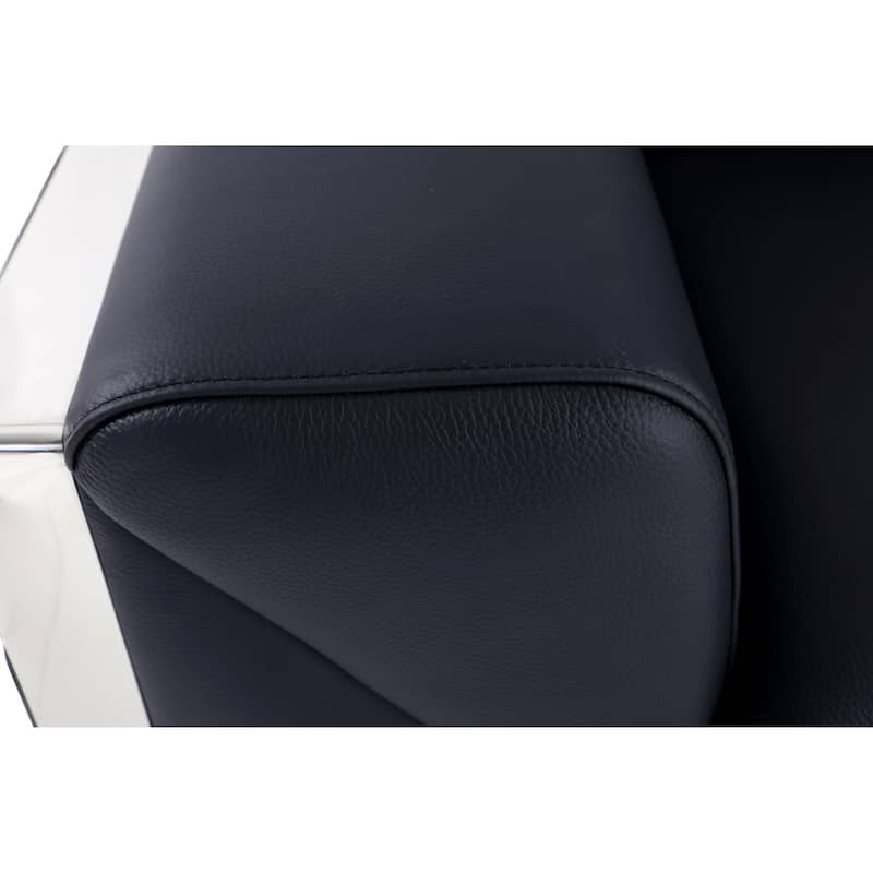 Top Grain Italian Leather Loveseat