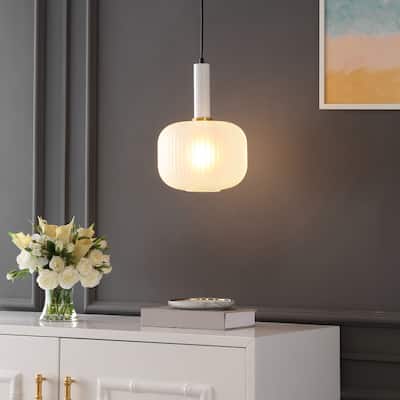 SAFAVIEH Naois 10-inch Pendant Light - 10 in. W x 10 in. D x 17-76 in. H