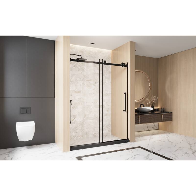 GDFStudio - Everett Frameless Single-Sliding Shower Door