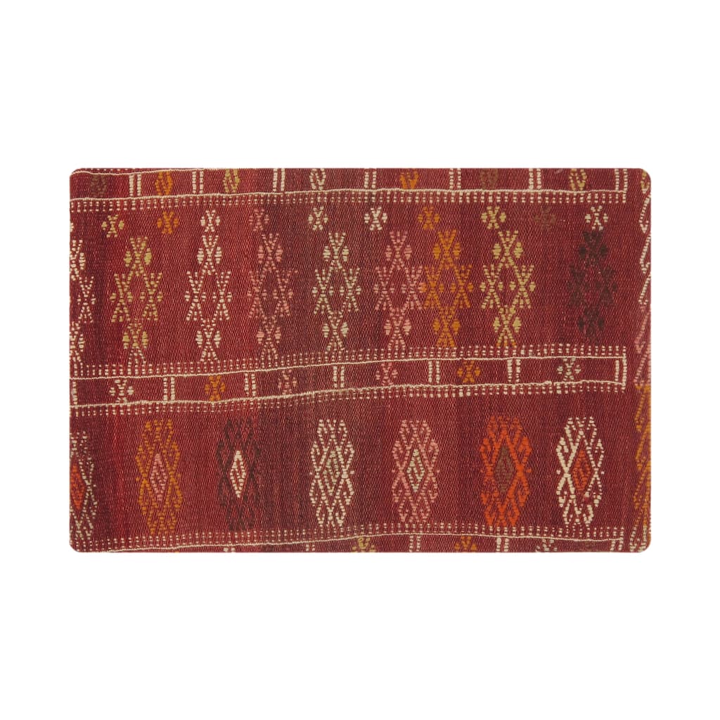 Pasargad Home Turkish Vintage Pillowcase Multicolor - 15" x 24"