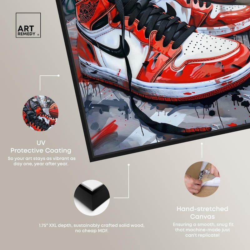 Streetwise Sneakers Canvas by Art Remedy