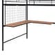 preview thumbnail 5 of 23, Full Size Metal Loft Bed Stylish Metal Platform Frame Bed with Desk and Metal Grid, Lateral Storage Ladder and Wardrobe